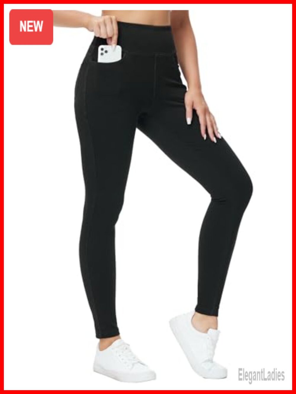 High Waisted Jeggings Stretchy Jean Leggings with Pockets